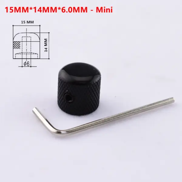 Dome Metal Knob for Electric Guitar Bass - Image 8