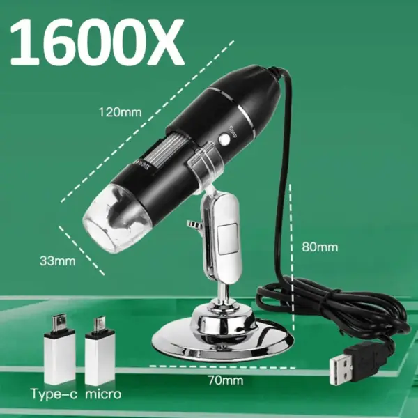 500X/1000X/1600X USB Digital Microscope Camera - Image 10