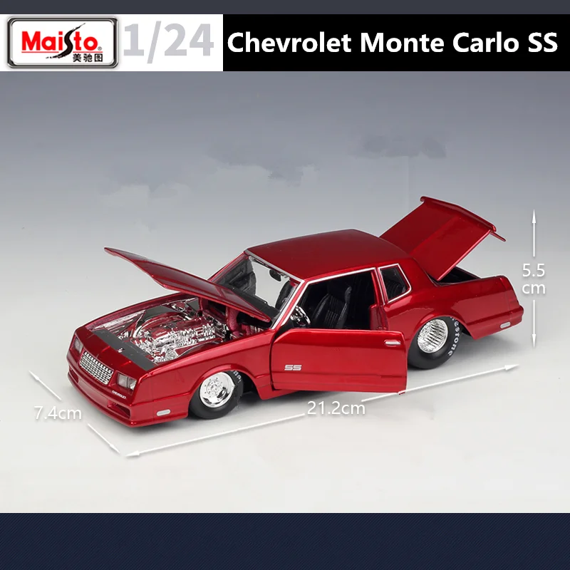 Maisto 1:24 Chevrolet Monte Carlo SS Diecast Model 2 Maisto 1:24 Chevrolet Monte Carlo SS Diecast Model - Image 2