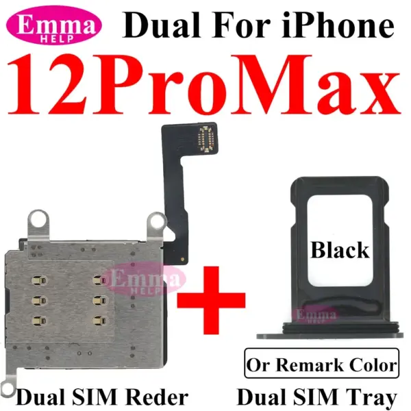 EmmaHelp Dual SIM Card Reader Flex Cable for iPhone 11-15 Pro Max - Image 18