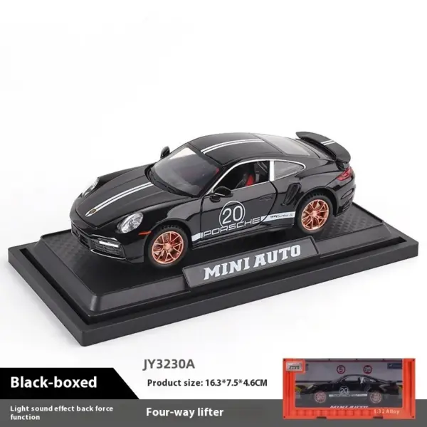1:32 Scale Metal Porsche 911 Turbo S Model - Image 11
