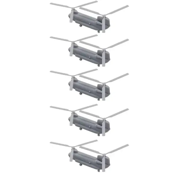 5 Set CH-47 Chinook Resin Model Helicopters - Image 10