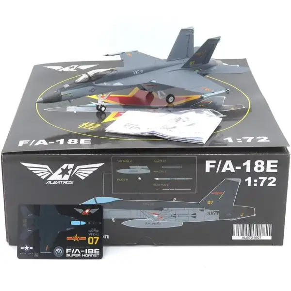 Albatros 1:72 F-18E Fighter Jet Model - Image 7