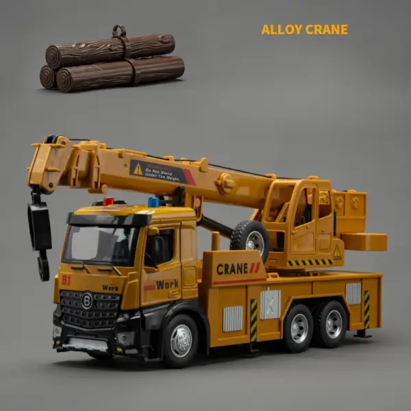 Big Alloy Engineering Diecast Vehicles Set for Kids - Image 13