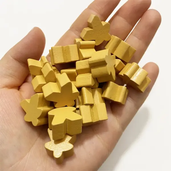 100PCS 16mm Wooden Meeples for Tabletop Games - Image 21