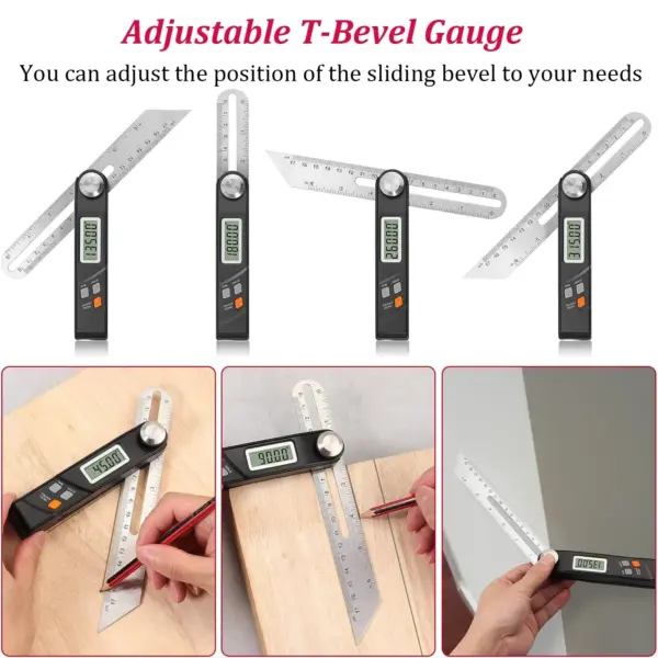 Digital Angle Ruler 360 Degree Protractor Tool - Image 2