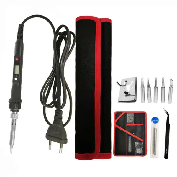80W Adjustable Digital Soldering Iron Set - Image 14