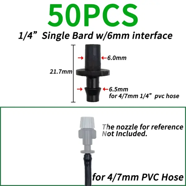Plastic Dripper Watering Connector 20-50PCS - Image 7