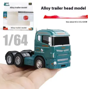 1:64 Alloy Diecast Double Decker Container Truck 57 S2c197946ea5345299700fd6c18b53b4dh