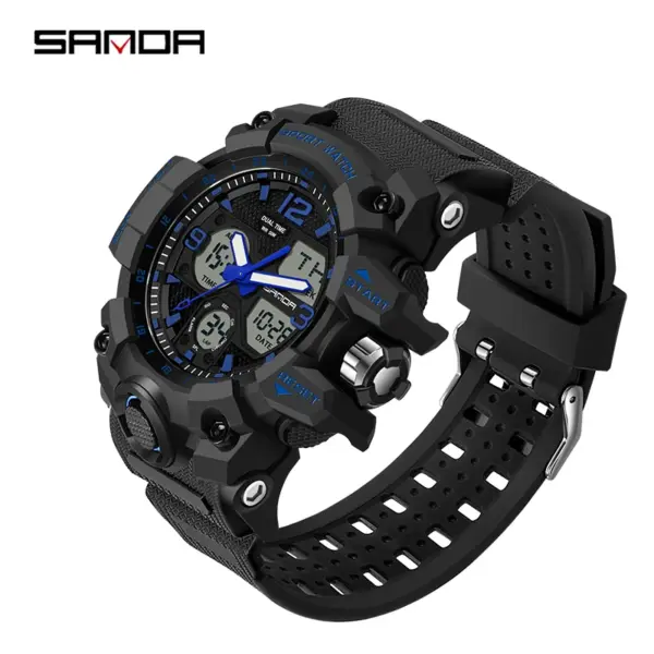 SANDA 6030 Military Quartz Men's Watch - Image 12