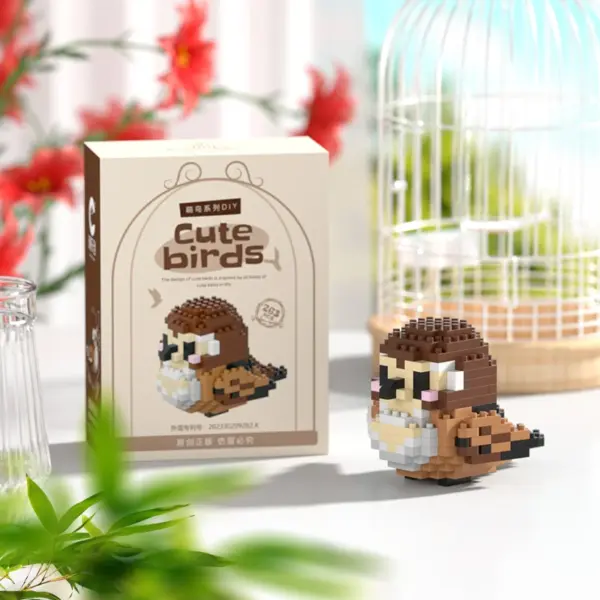 3D Cute Parrot Building Blocks Model - Image 18