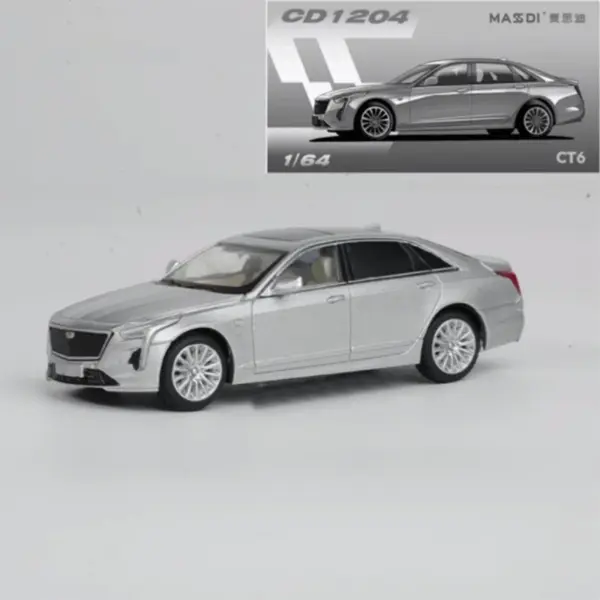 1:64 Scale Cadillac CT6 Alloy Model Car - Image 6