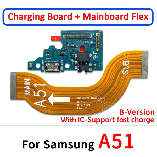 Samsung A21S A31 A41 A51 A70 A71 USB Charging Port Flex Cable - Image 12