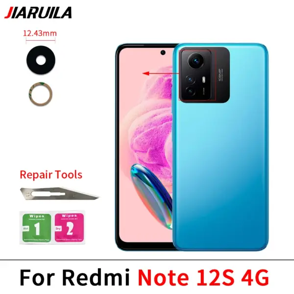 Camera Glass Lens for Xiaomi Redmi Note Series - Image 2
