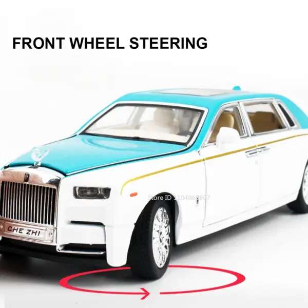 1:24 Scale Rolls Royce Phantom Diecast Model - Image 5