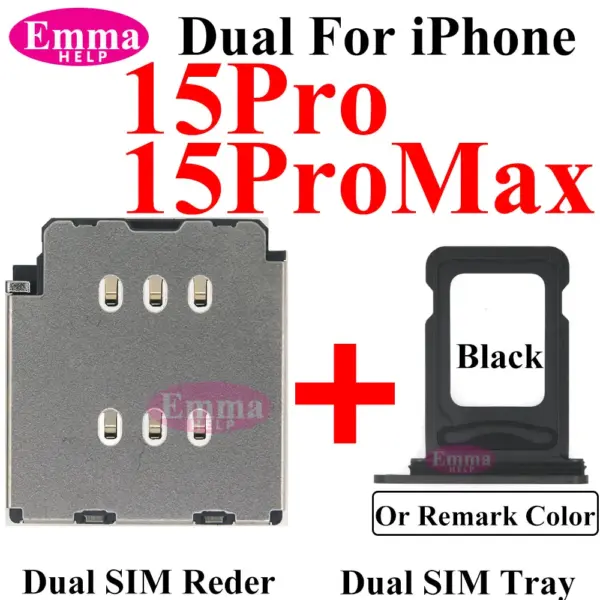 EmmaHelp Dual SIM Card Reader Flex Cable for iPhone 11-15 Pro Max - Image 5