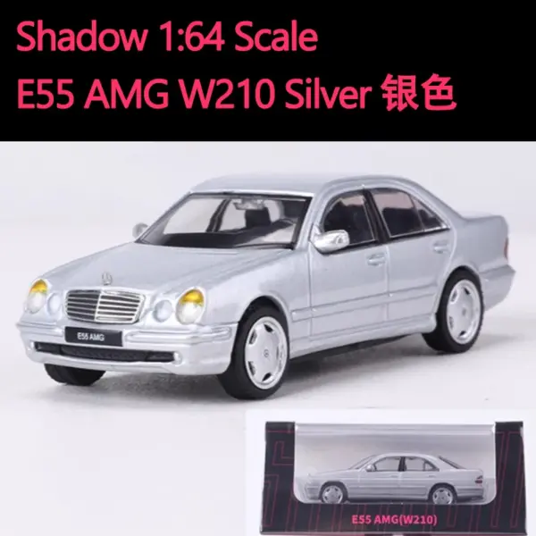 1:64 Scale E55 AMG W210 Diecast Car Model - Image 10