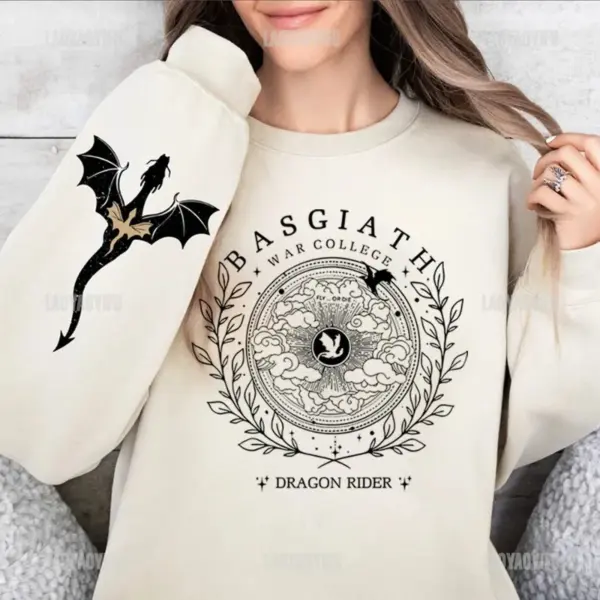 Basgiath War College Print Hoodie for Women - Image 10