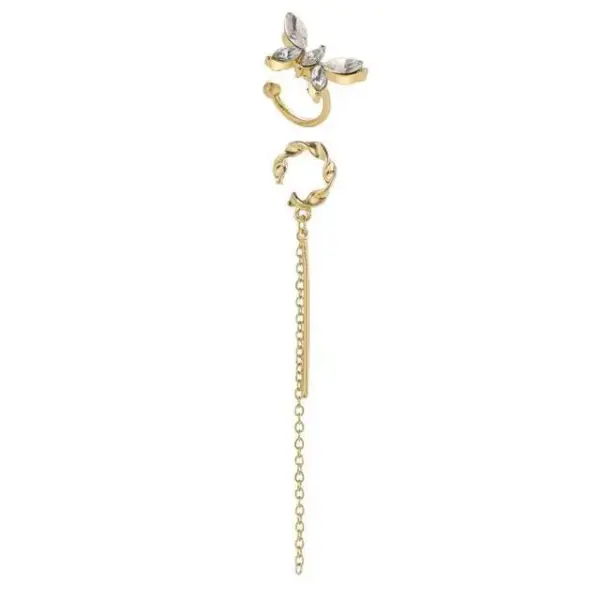 Long Tassel Ear Cuff Earrings Unisex Style - Image 14