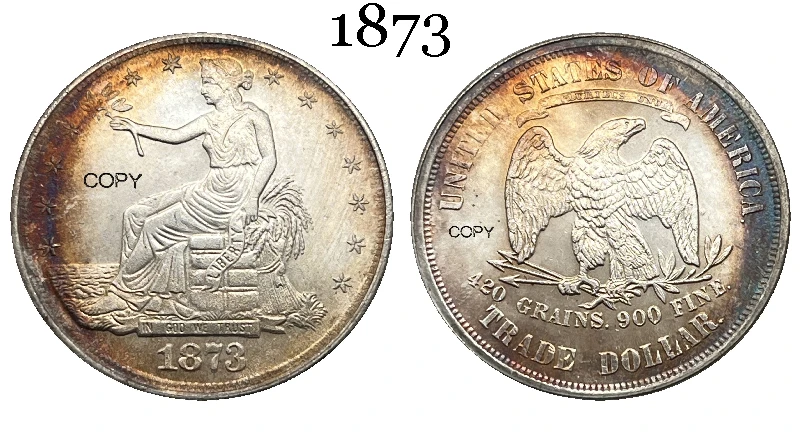 1873 Trade Commemorative Vintage Metal Plaque 8 1873 Trade Commemorative Vintage Metal Plaque - Image 8