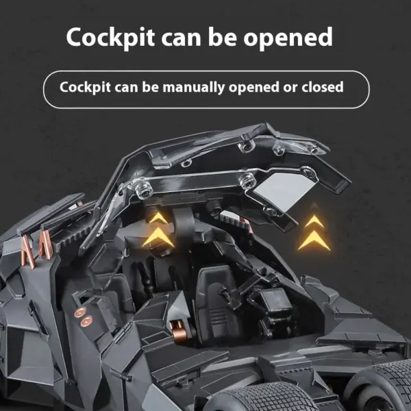 1:18 Batmobile Tumbler Diecast Model Car - Image 3