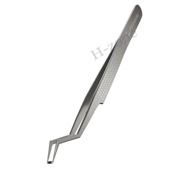 Precision Stainless Steel Tin Positioning Tweezers - Image 2