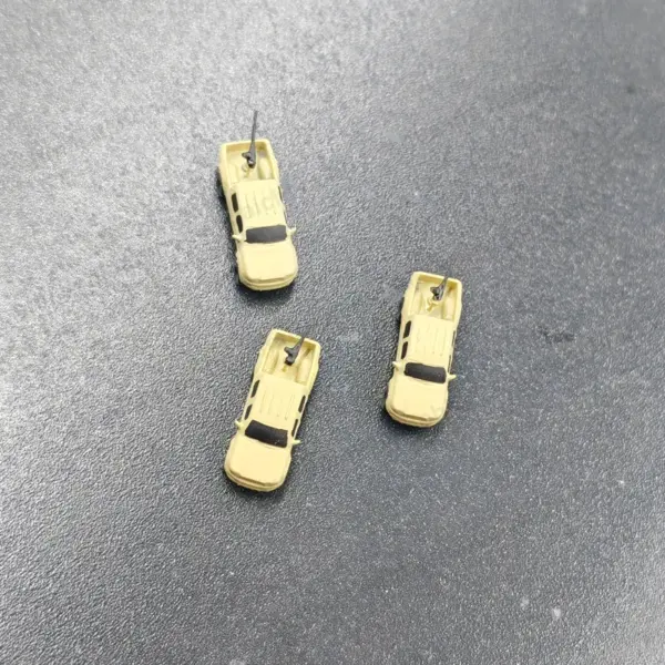 5PCS 1/350 Scale Military Pickup Truck Models - Image 3
