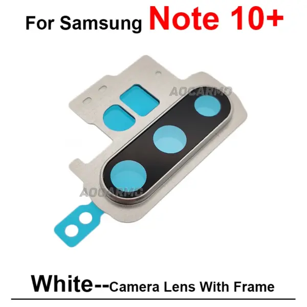 Galaxy Note 10 Plus Rear Camera Lens with Frame - Image 11