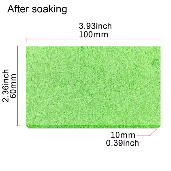 10-Pack High Temp Soldering Iron Cleaning Sponges - Image 8
