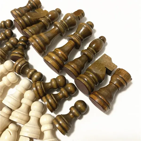 32 Piece Solid Wood Chess Set - Image 5
