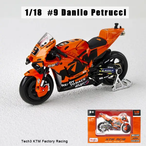 Maisto 1:18 2023 Ducati Bagnaia Model Motorcycle - Image 9