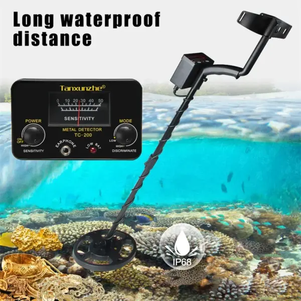 TC-200 Adjustable Metal Detector for Treasure Hunting - Image 2