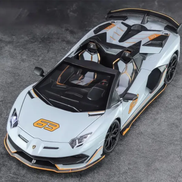 1:18 Scale Evantado SVJ63 Alloy Car Model - Image 6