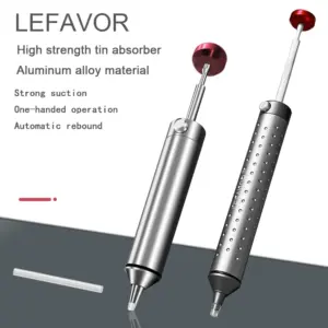 Aluminum Desoldering Pump with Silicone Hoses