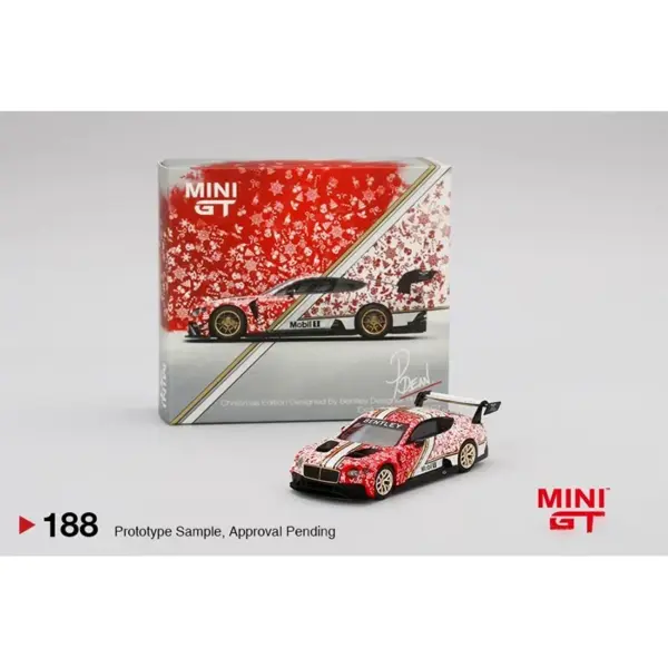 1:64 Alloy Diecast Porsche Ford GT3 R Model - Image 10