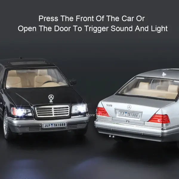1:24 W140 Diecast Miniature Car Model - Image 6
