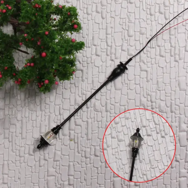 10pcs HO Scale 1:87 Antique Street Lamps - Image 5