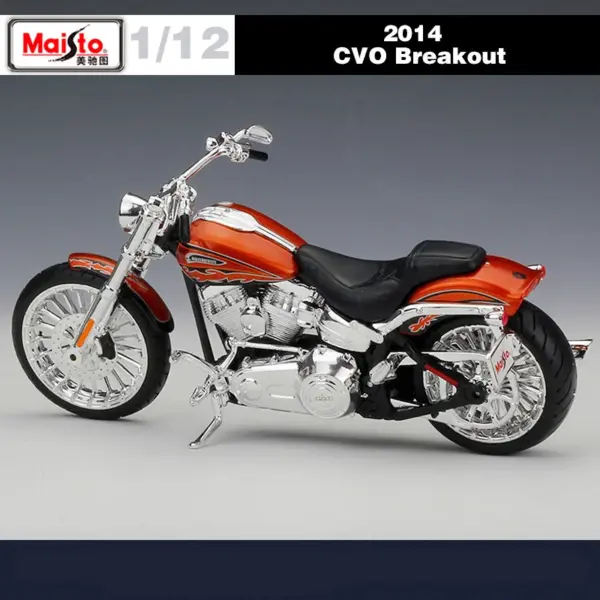 Maisto 1:12 Alloy Harley CVO BREAKOUT Model - Image 5
