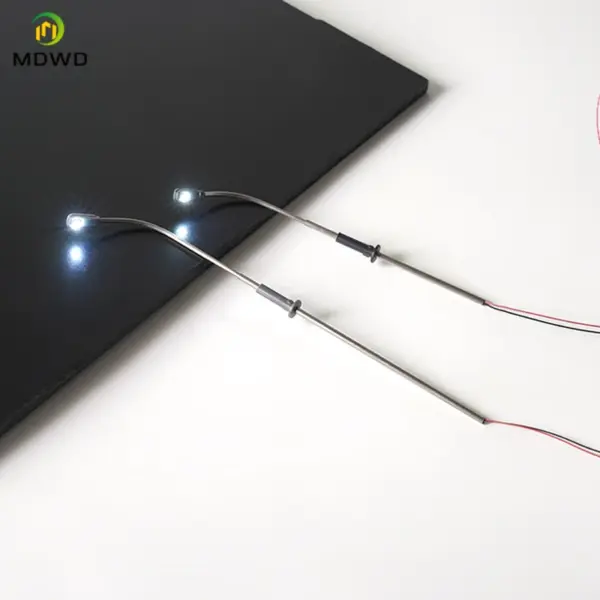 10pcs HO Scale 3V LED Street Lights - Image 5