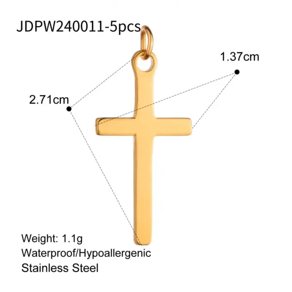 5 Pcs Stainless Steel Star Pendant Charms - Image 20
