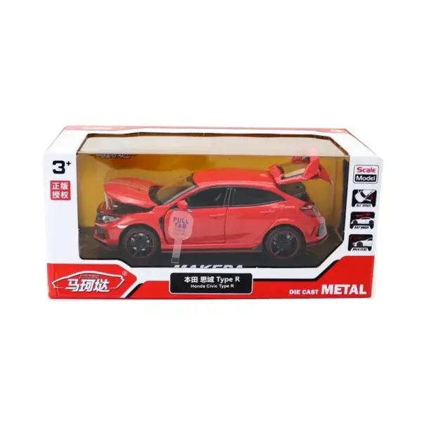 1:32 HONDA CIVIC TYPE-R Diecast Model Car - Image 5