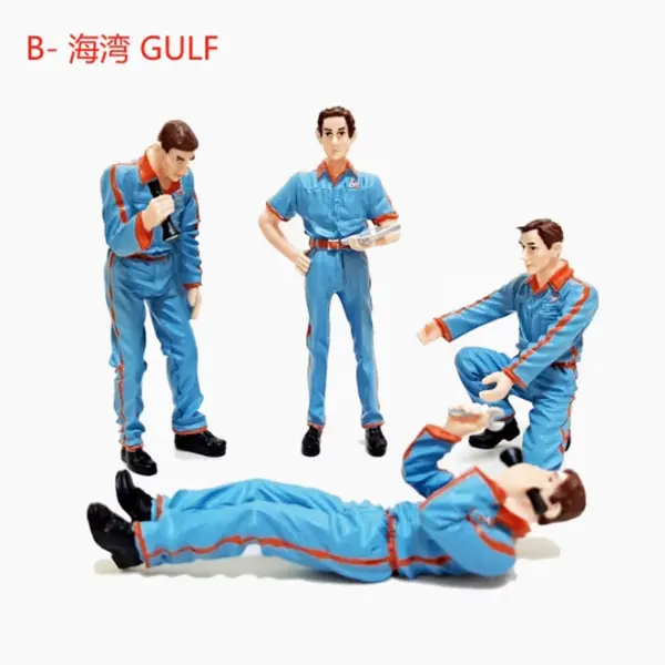 1/18 Resin Garage Scene Repairman Model - Image 7