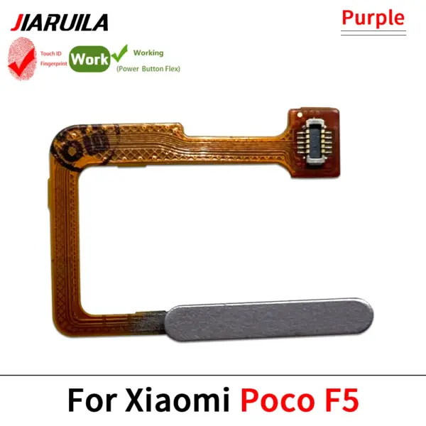 Fingerprint Sensor Home Return Key Flex Cable for Xiaomi Poco F4 GT - Image 11