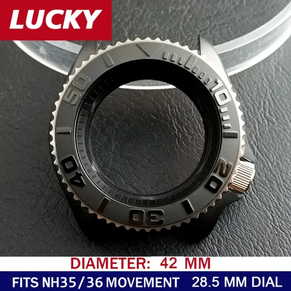 N H35 42mm Stainless Steel Watch Case - Image 43