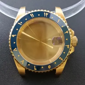 NH35 GMT Steel Watch Case 40.5mm Silver 197 S2ee0b1ba55964482adaa7cbe1feabc773