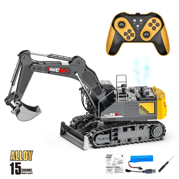 1/18 RC Excavator Electric Toy with 12+ Channels - Image 11