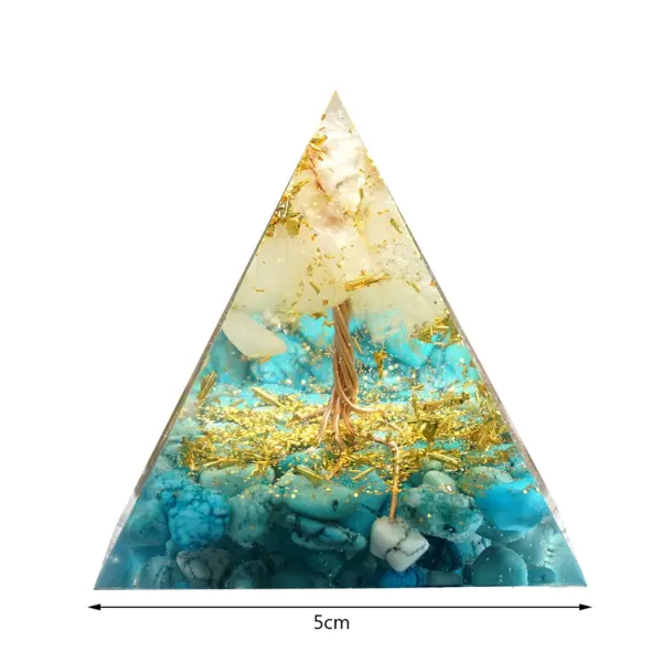 5cm Natural Stone Orgonite Pyramid Crystal - Image 29