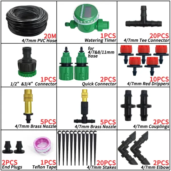 Automatic Garden Micro Drip Irrigation Kit - Image 18