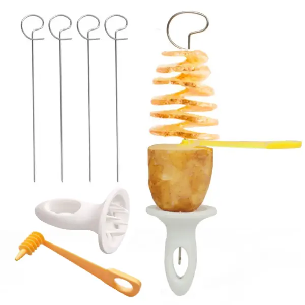 Manual Spiral Potato Cutter with 4 Sticks - Image 3