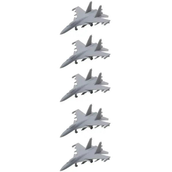 5PCS Su-37 Flanker-F Fighter Jet Models - Image 7